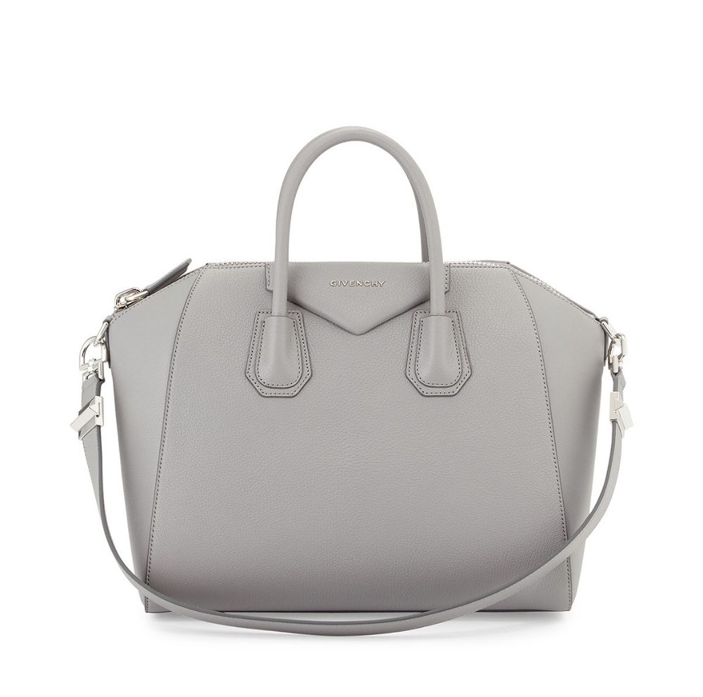 Givenchy Antigona Medium Satchel Bag, Pearl Gray